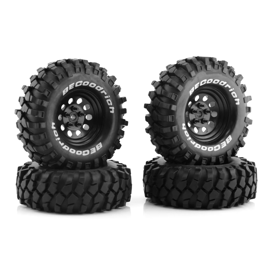 RS RC Gummireifen Beadlock-Räder Felgen, 1,9", Zubehör - Bild 4