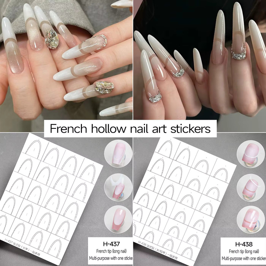 HotPress Nagelkunst-Sticker, Stern, Herz und Schmetterling, selbstklebend - Bild 2