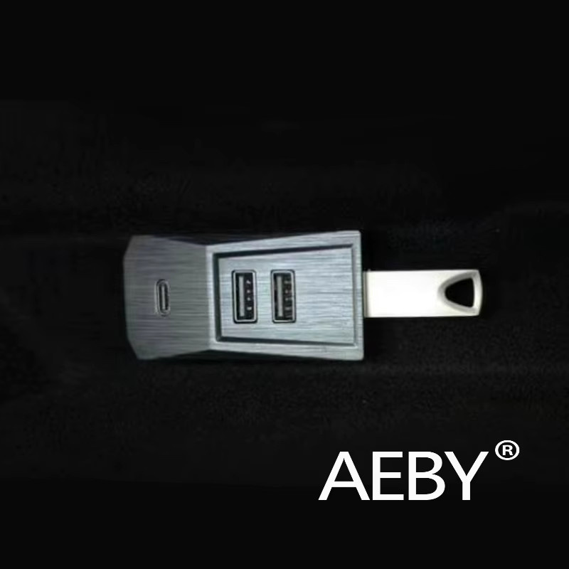 AEBY USB-Schnellladeadapter für BYD Seal U DM-i 2025 mit Multi-Port USB-A und USB-C - Bild 3