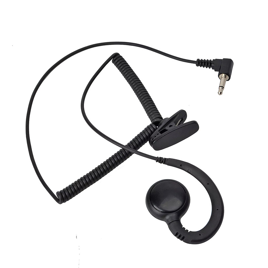 RUNUPTOP In-Ear Überwachungs-Headset mit 3,5 mm Klinkenanschluss ohne Mikrofon in Schwarz - Bild 2