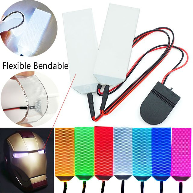 CINESSD DIY-LED-Licht-Augen-Set in Grün für Cosplay-Masken und Helme - Bild 1
