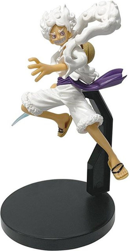 Fashnics One Piece Monkey D. Luffy Gear 5 Sonnengott Nika Actionfigur aus PVC in Weiß, Höhe: 17,5 cm - Bild 1