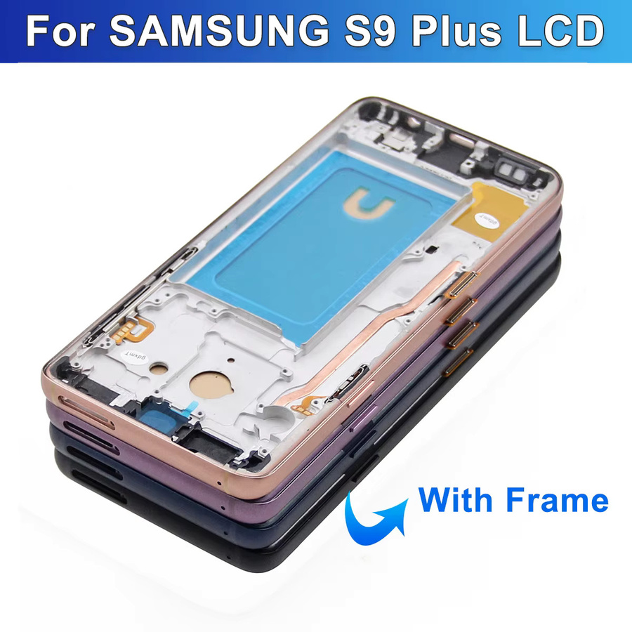 Samsung S9 LCD Display mit Rahmen und Touchscreen Ersatz für S9 G960 G960F und S9 Plus G965 G965F in Schwarz - Bild 3