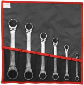 Facom Knarrenringschlüssel Set in Silber, 6-teilig, Zoll-Format - Bild 1