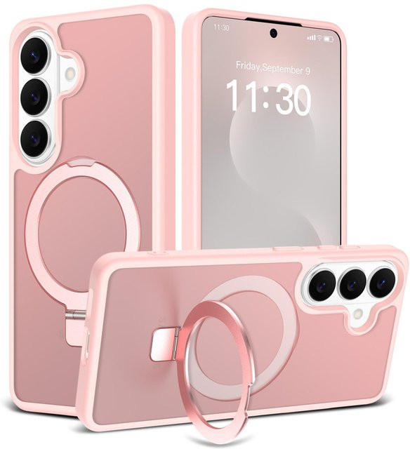 Magnetischer Ringhalter für Samsung Galaxy S26 S25 S24 S23 Ultra Plus FE und A-Serie in Pink - Bild 1