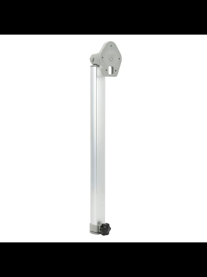 DOACT Klappbares und teleskopisch verstellbares Tischbein aus Metall in Silber Matt - Bild 2