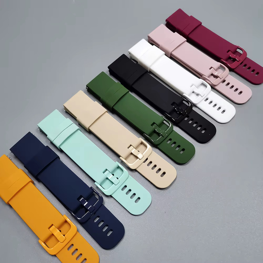 Huawei Uhrenarmband Silikon, 20mm 22mm, Unisex, Multicolour - Bild 3