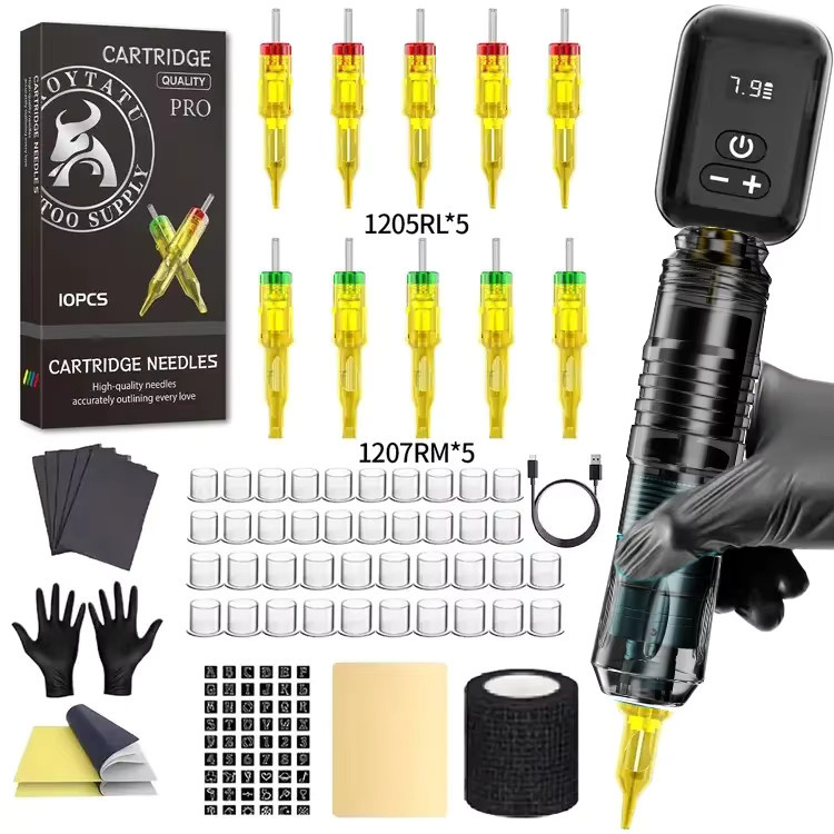 TRO Tattoo Kit Wireless HM155-1 Tattoo Pen Kit - Bild 1