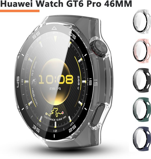 CAOWTAN Schutzhülle für Huawei Uhr GT 6 pro 46mm, Schwarz, Unisex - Bild 1