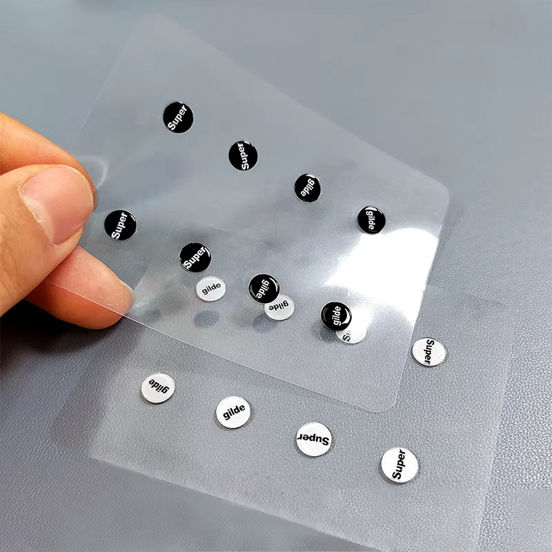 SDJZT DIY Universal Dots Mausfüße Pads Glas-Mausgleiter für Gaming-Maus Anti-Rutsch-Aufkleber 1er-Pack - Bild 2