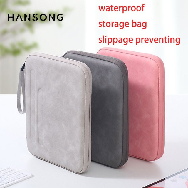 Hansong Tablet-Tasche 2026EVA Hülle für 11-13 Zoll Tablets, passend für iPad 10./11. Generation 10,9 Zoll und iPad Pro 11 M4 M5, Farbe: Grau - Bild 1