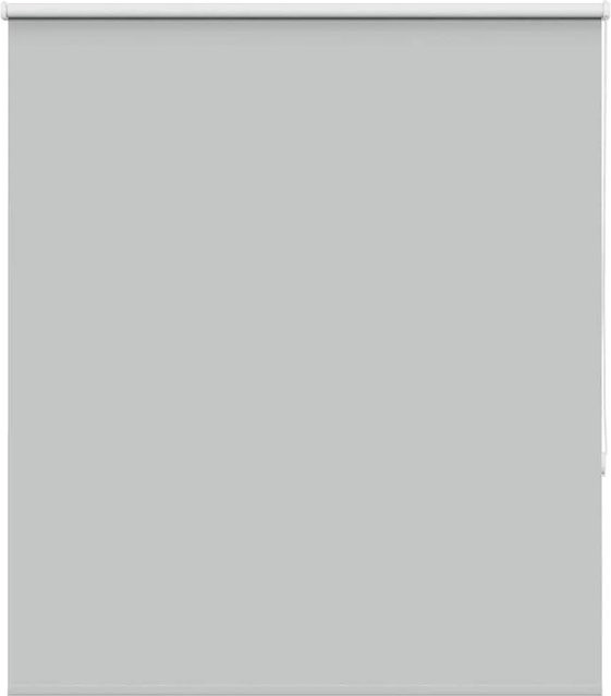 vidaXL Verdunkelungsrollo aus Polyester in Hellgrau, B: 140 cm, H: 130 cm - Bild 1