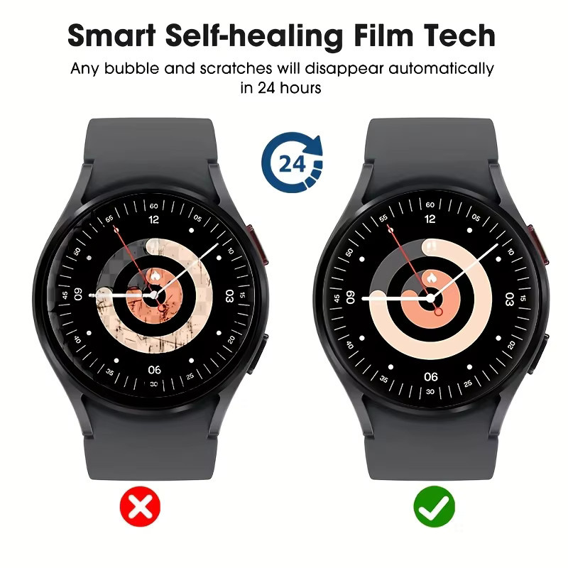 Samsung Hydrogelfolie für Galaxy Watch6 Watch5 Watch4 Watch3, 5 Stück - Bild 2