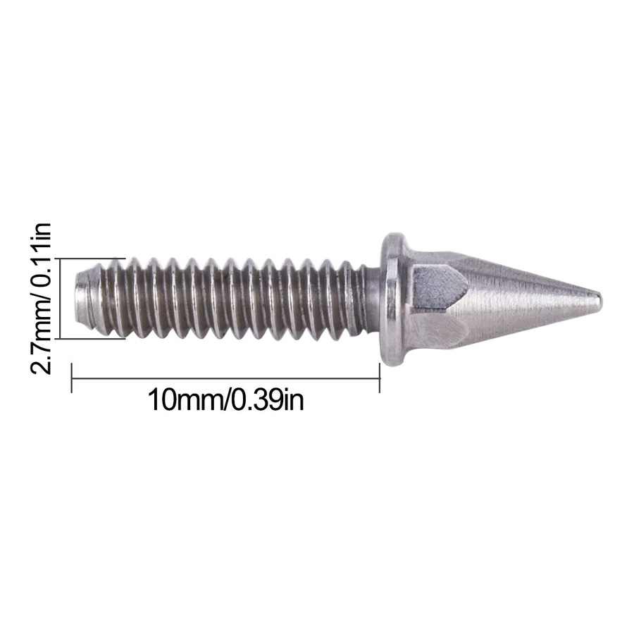 Fimonda Innensechskantschrauben mit Spikes und Schraubendreher, 24-teiliges Set, Maßstab 1:10, 1:8, Metall - Bild 2