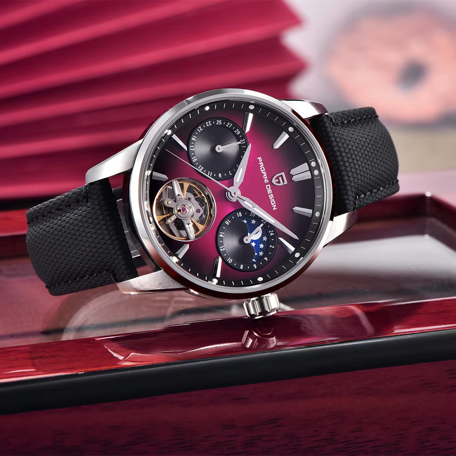 Pagani Design Armbanduhr, Automatik, Edelstahl, 41 mm, Herren - Bild 5
