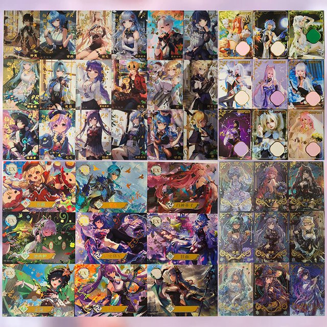 Bandai Anime Goddess Story SP LSP SLR Karten Yae Miko Ganyu Raiden Shogun, Sammelkarten - Bild 1