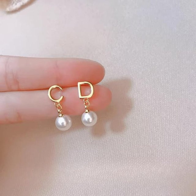 Lucky Star Jewelry Perlenohrstecker, Kupfer, Gold, Damen - Bild 1
