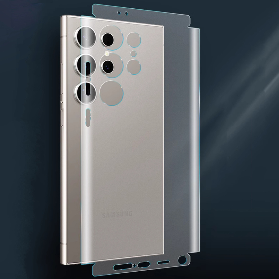 Samsung S26 Serie Rückseitige Hydrogel-Folie in Matt oder HD Transparent für S26, S26+ und S26 Ultra zum Schutz vor Staub - Bild 1