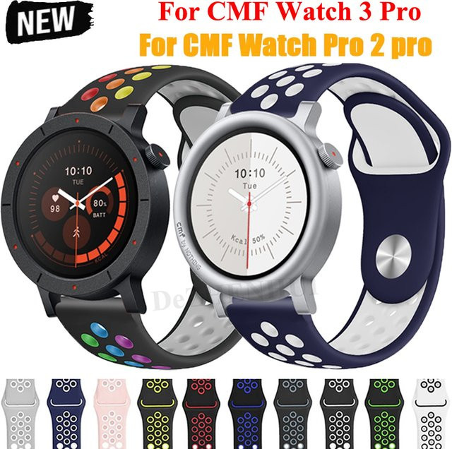 CMF By Nothing Uhrenarmband Silikon, Zweifarbig, Smartwatch - Bild 1