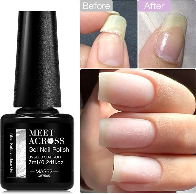 MEET ACROSS Faser-Gummi-Basisgel, 7 ml, glänzend - Bild 1