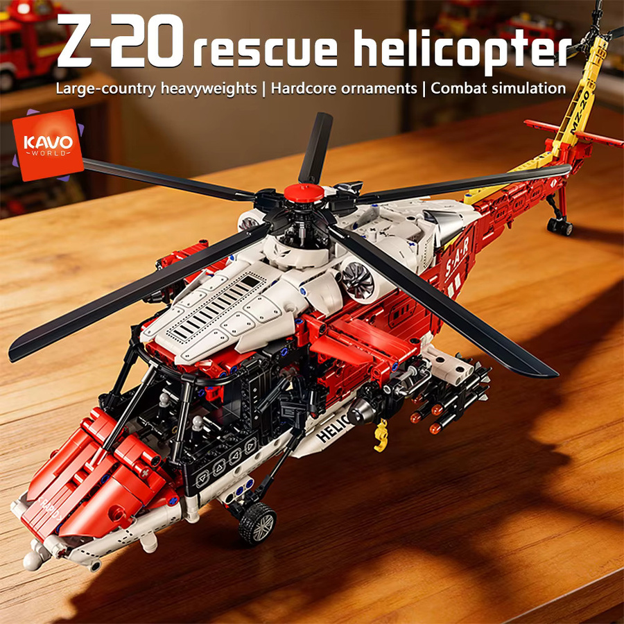KAVOWORLD Rettungshubschrauber, Baukasten, 1528 Teile - Bild 3