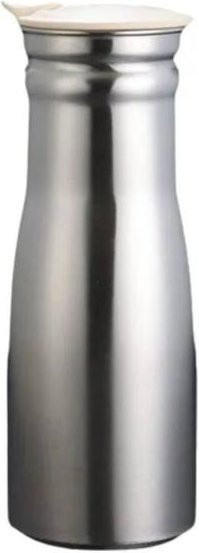 Wolfman Kaltwasserbehälter aus Edelstahl mit Deckel, 1 l, Weiß/Silber - Bild 1