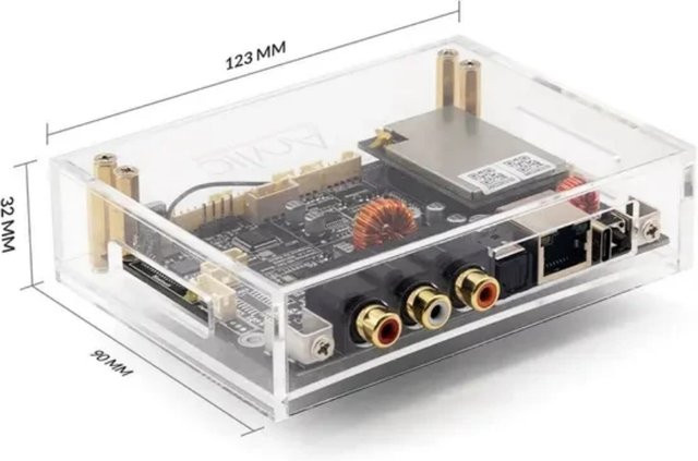 Egolden Acryl-Schutzgehäuse für Up2stream DIY Board Modul, transparent - Bild 1