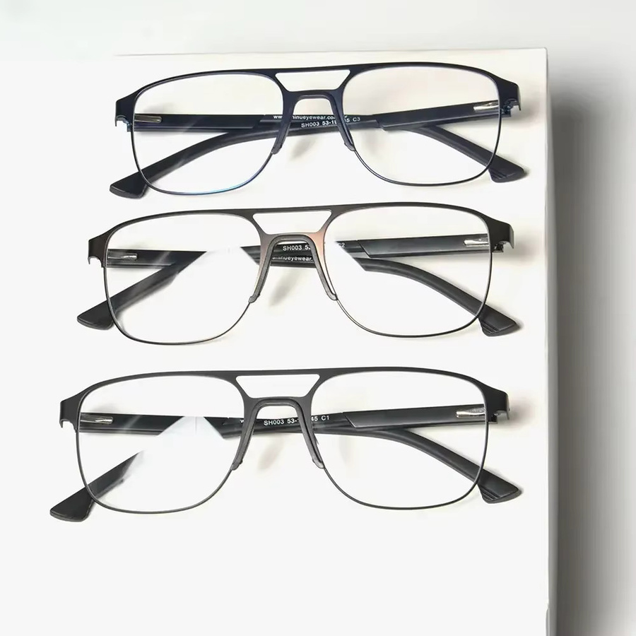 SHINU Sonnenbrille Multifokal, grau, Vollrand, Metall, Herren - Bild 3
