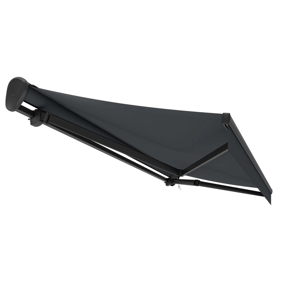 Halbkassette Reno in Anthrazit Dunkelgrau mit Motor, Breite: 5 m, Tiefe: 3 m - Bild 2