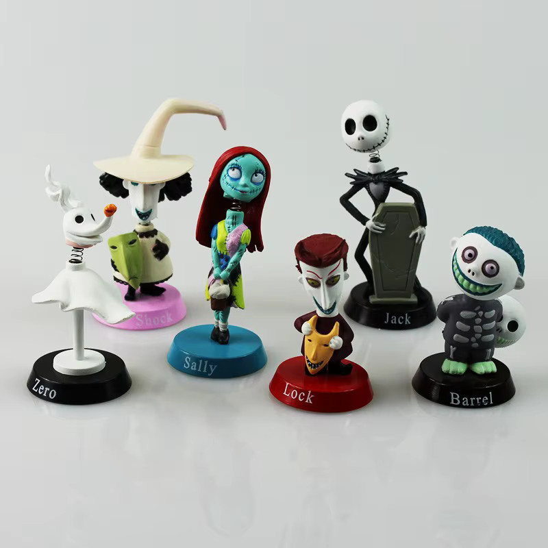Bandai Nightmare Before Christmas Freddy Krueger Wackelkopf-Puppe, Actionfigur, Kunststoff - Bild 2