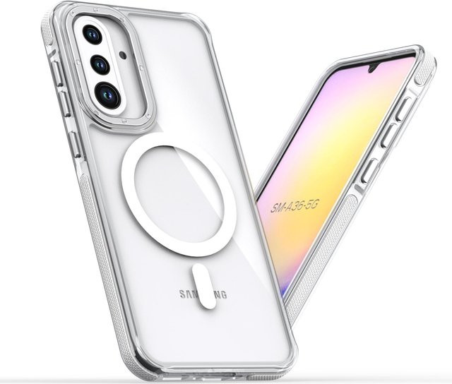 Magnetische transparente Hülle für Samsung Galaxy A56 5G A55 A35 A25 A15 A54 A53 A34 A24 A16 A06 A05 A05S A17 A07 A36 A26 A15 A05S kompatibel mit MagSafe Case - Bild 1