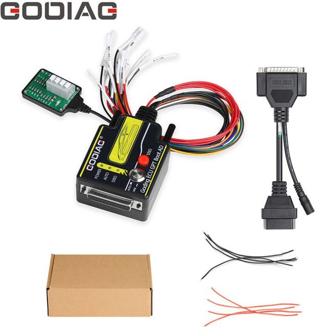 GODIAG ECU GPT Boot Anschluss in Schwarz zum Lesen und Schreiben von ECU ohne Demontage, kompatibel mit J2534, Openport und FoxFlash - Bild 1