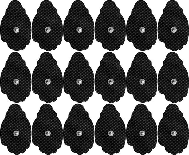 SANPKON Elektroden-Gel-Patches selbstklebend und wiederverwendbar für Myostimulatoren und Muskelstimulatoren in Schwarz - Bild 1