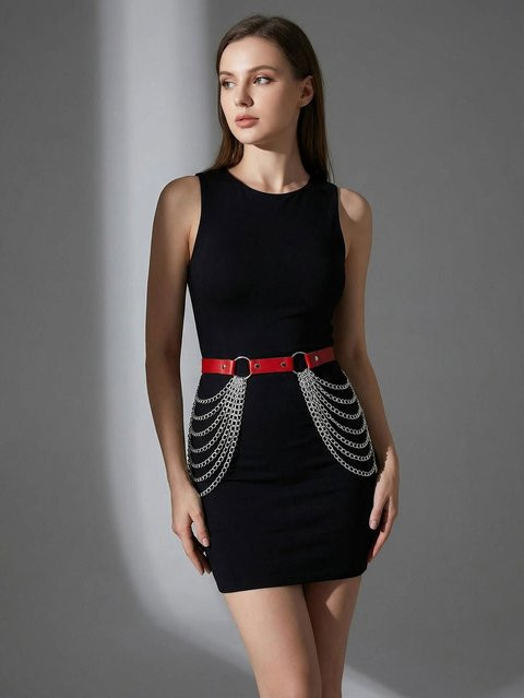 Taillenkette Leder, Damen - Bild 1