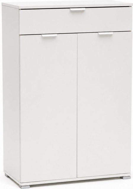 The White Stone Mehrzweckschrank für Badezimmer und Haushalt in Weiß, B/T/H: 75 x 38 x 105 cm - Bild 1