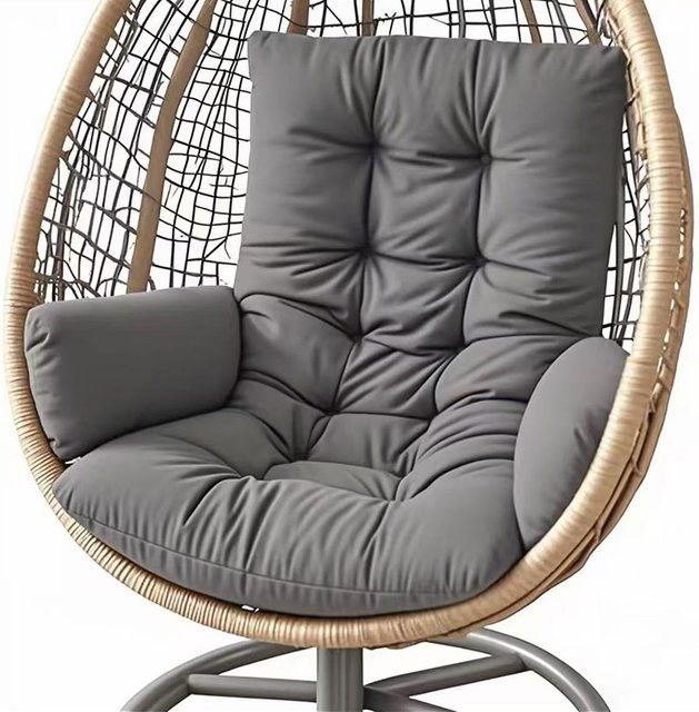 Cojin Hängematten-Schaukelstuhlkissen in eiförmiger Form, Farbe: Khaki - Bild 1