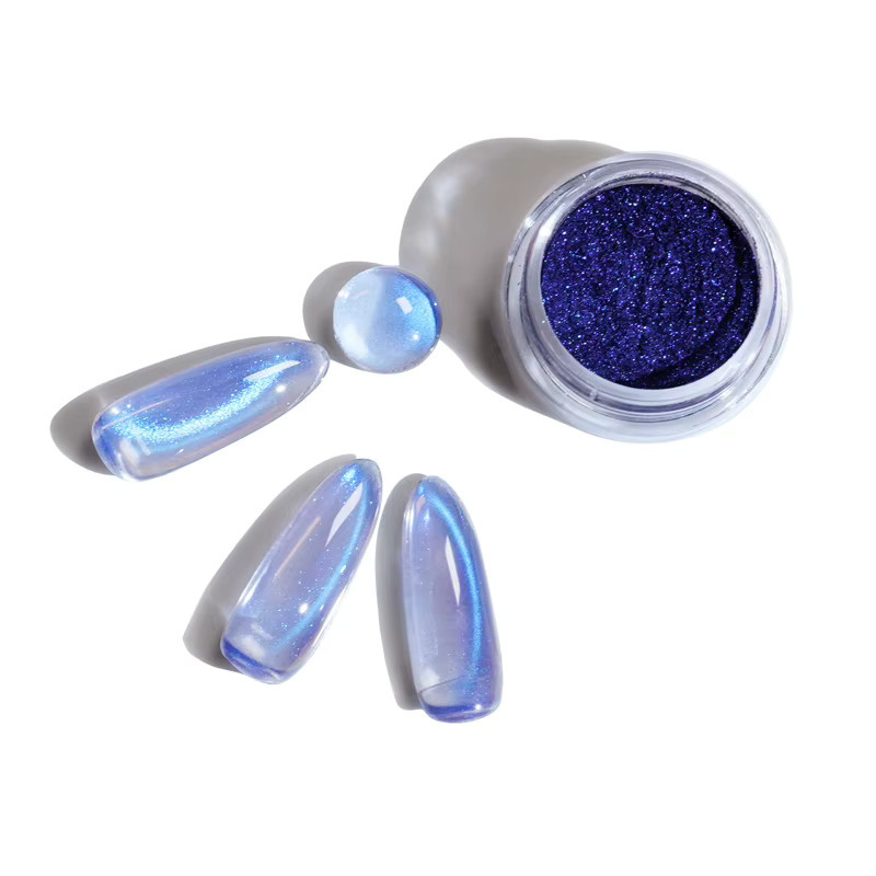 HNDO Magnetpulver Katzenaugen-Glitzer, 12 Farben, Puder - Bild 3