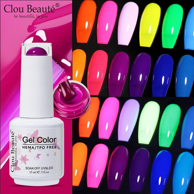 Clou Beaute Solid Gel-Nagellack, 15 ml, milchig-weiß, glänzend - Bild 1