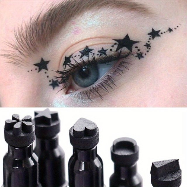 Star Trading Liquid Eyeliner Black Moon Stamp, Black, Unisex - Bild 1