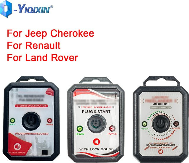 YIQIXIN Universal ESL ELV Lenkung Schloss Emulator für Land Rover, Nissan, Renault, Jeep Cherokee Renegade und Fiat 500 in Schwarz - Bild 1