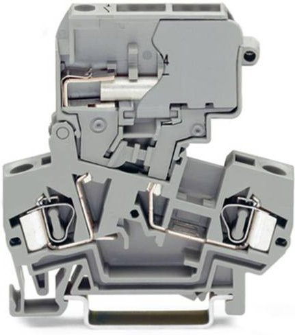 WAGO 281-624 Trennklemme 8mm Zugfeder Grau 50 Stück - Bild 1