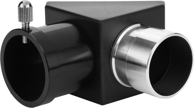 Shoemst 90 Grad Diagonaladapter 1.25 Zoll mit Umkehrendem Bild Prisma und Zenitspiegel in Grau - Bild 1