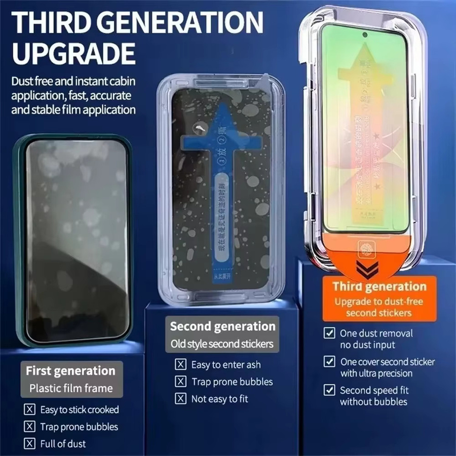 4er-Pack gehärtetes Schutzglas mit Fingerabdruck-Entsperrung für Samsung Galaxy S24 S23 S22 S21 S20 Ultra Plus FE A55 A54 A36 A26 A16 A56 5G in Transparent - Bild 4