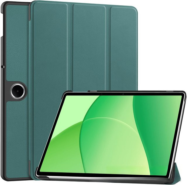 OPPO Pad SE 11 Zoll Tablet-Hülle in Petrol mit dreifach faltbarem Ständer und Anti-Drop Schutz - Bild 1