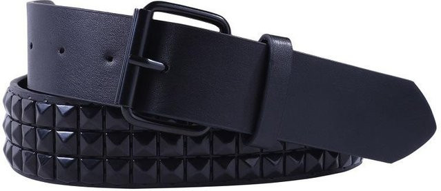 Nietengürtel Dote, Schwarz, Strassniete, 110cm, Unisex - Bild 1