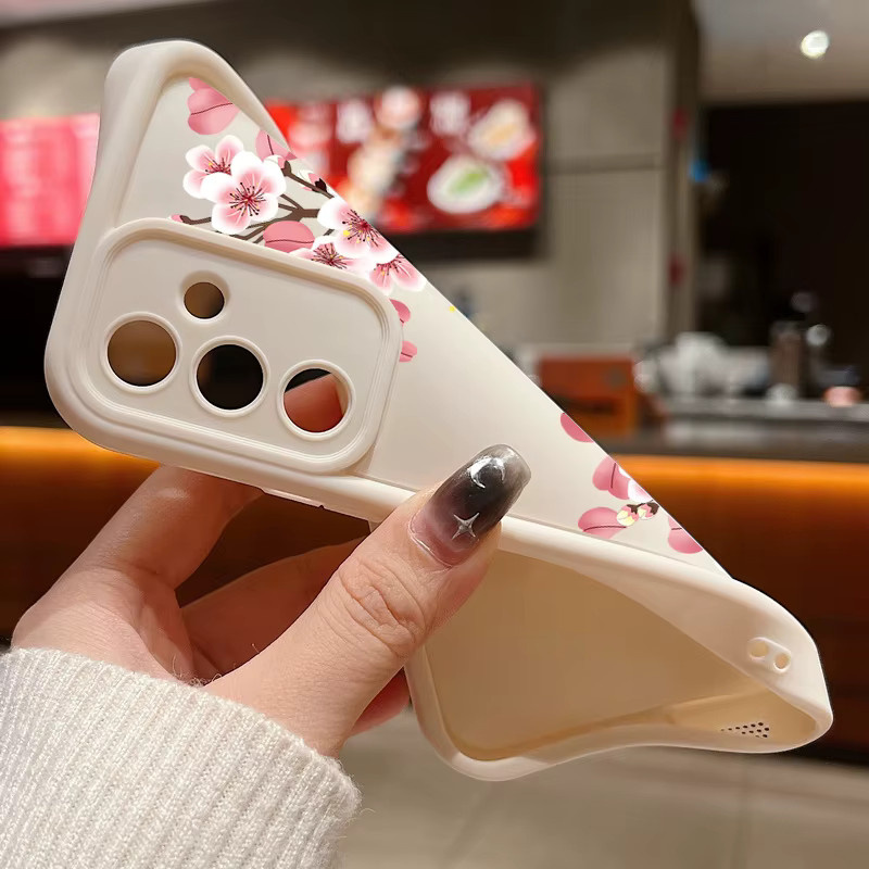 Rosa Pfirsichblüten Handyhülle für Samsung Galaxy S26 S25 S24 S23 S22 Ultra Plus FE sowie A56 A55 A54 A37 A27 A17 A16 A15 5G Cover - Bild 3