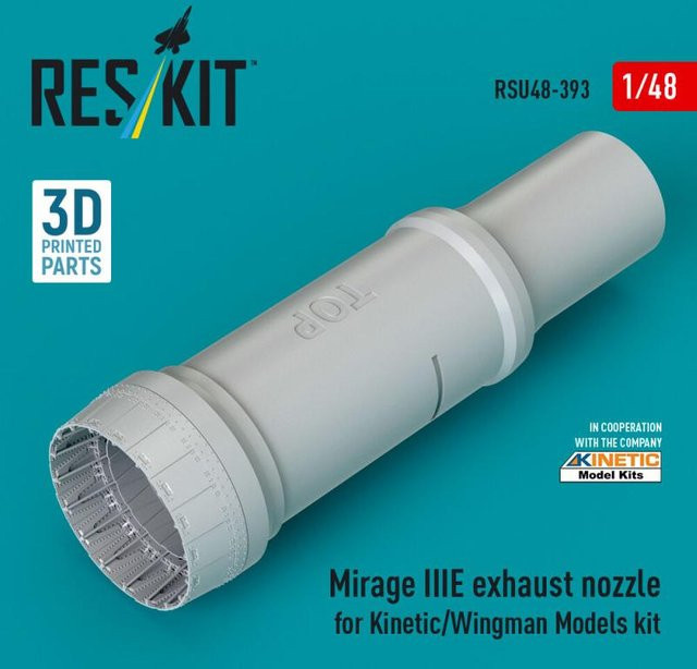 ResKit Models Mirage IIIE - Exhaust nozzle, 3D Printed, Kinetic - Bild 1