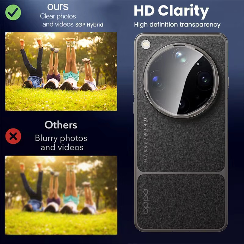 Oppo Find X9 Ultra 5G 3D Glas-Kameraschutzfolie HD gebogen transparent - Bild 5