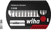 Wiha Bit-Set FlipSelector Standard 13-teilig mit Gürtelclip und magnetischem Bithalter, 1/4 Zoll C6,3 - Bild 1