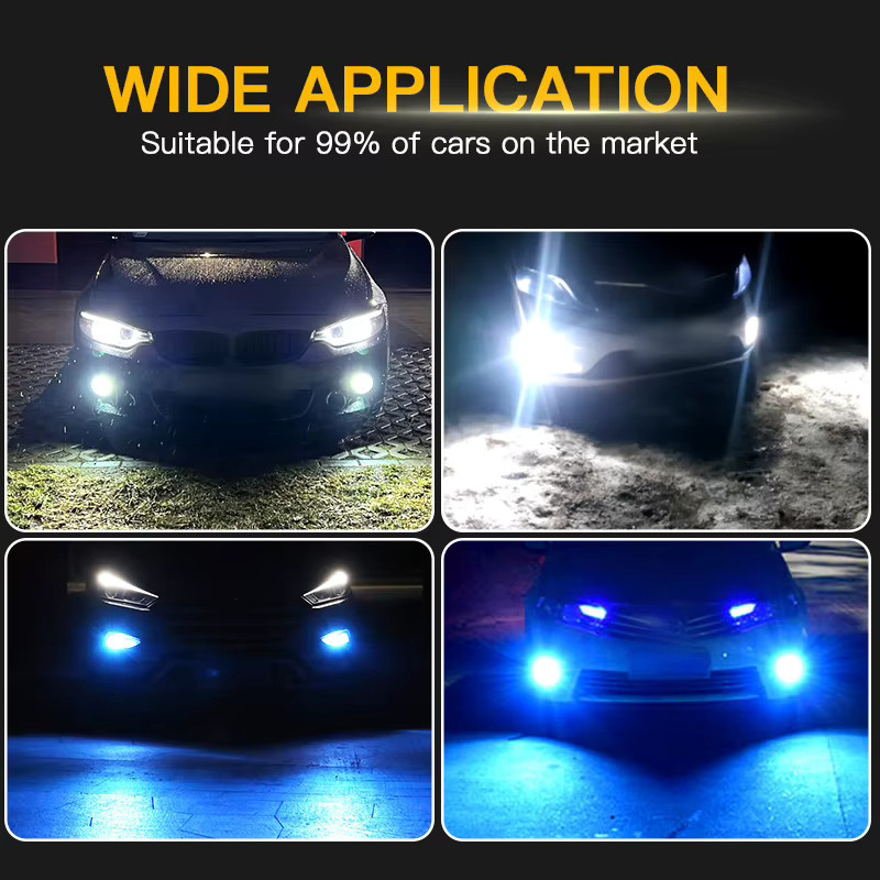 APMATAUTO H7 LED Nebellampen Set mit CANBUS, 2 Stück, Weiß/Eisblau, Plug & Play, 12V - Bild 5